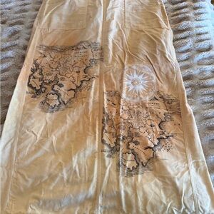 Bohemian Compass Print Maxi Skirt